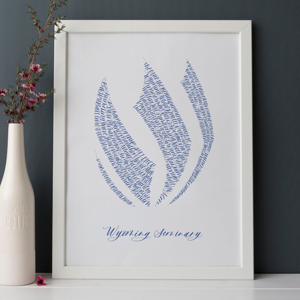 Wyoming Seminary Word Art